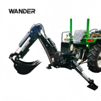 Pelle-pelle rétrocaveuse tracteur 18-45HP, chargeuse-pelleteuse à attelage 3 points
