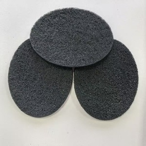 Filtre en coton pour poubelle à compost ovale Hm 16,5x12,7cm, charbon actif absorbant les odeurs, noir - Product Image 4