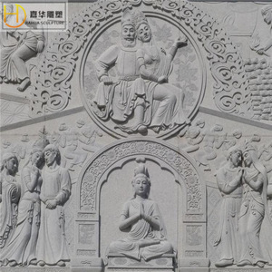 Escultura Hahua, Relieve en Piedra, Tallado de Estilo Chino, Mural de Pared, Figuras Antiguas, Decoración Artística - Product Image 1