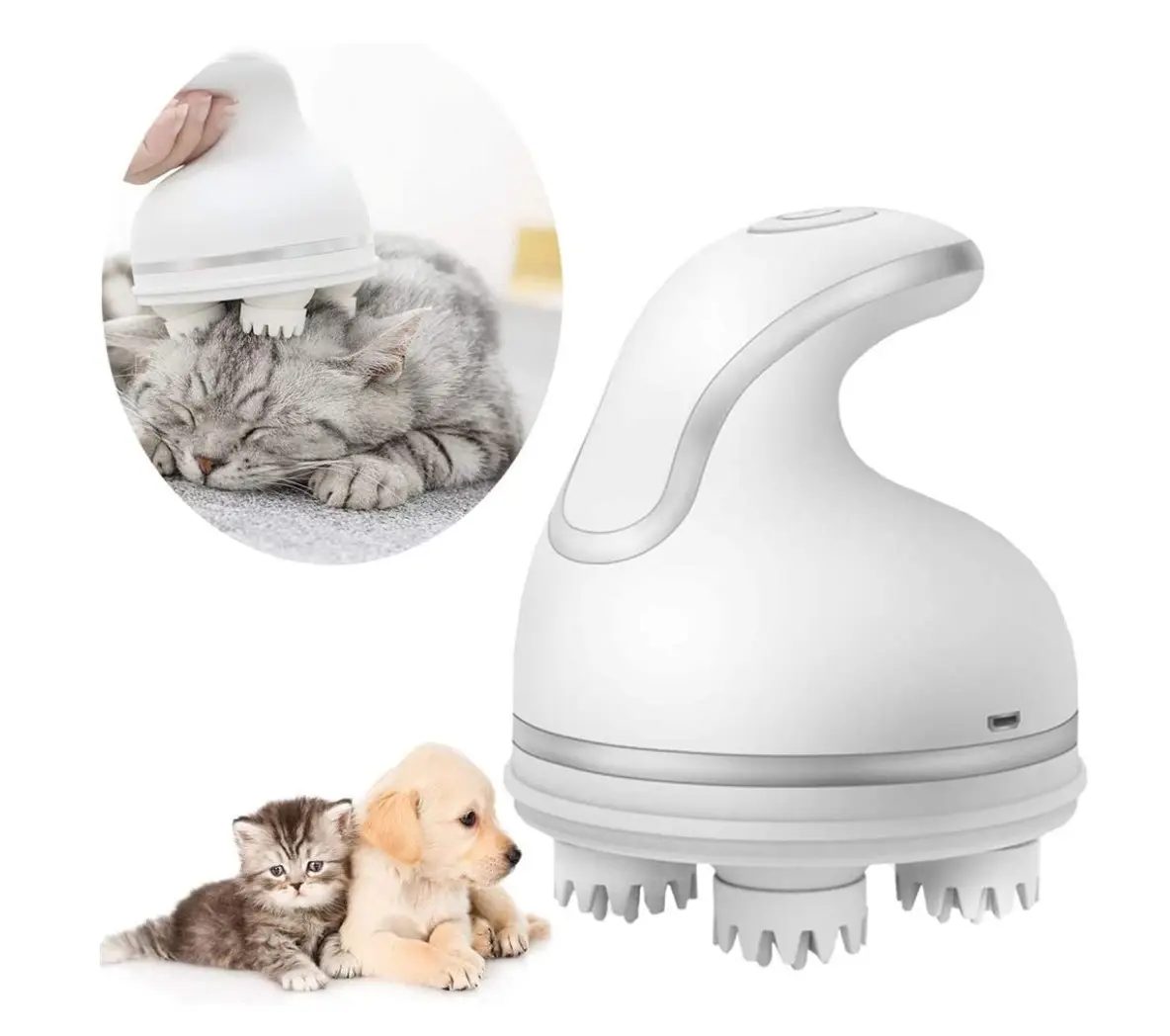 hot sale electric pet head massager pet massage for dogs cats