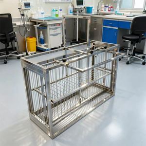 <span class=keywords><strong>Cage</strong></span> pour chien en métal pliable de luxe personnalisée en acier inoxydable 304 <span class=keywords><strong>Cage</strong></span> d'injection <span class=keywords><strong>Cage</strong></span> d'injection pour animaux de compagnie - Product Image 4