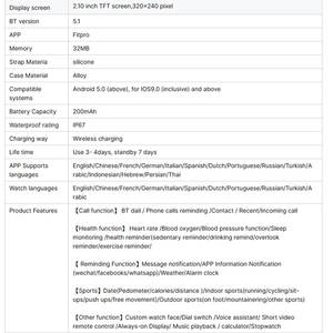 <span class=keywords><strong>2</strong></span>ストラップReloj Inteligente X90スマートウォッチMontre接続スマートウォッチイヤホン付き - Product Image 2