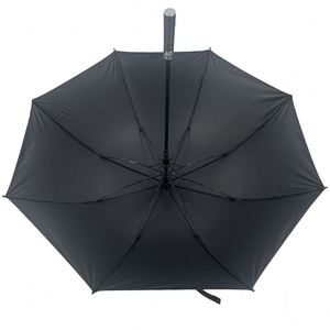 Parapluie de golf personnalisé avec logo, design moderne, ouverture entièrement automatique, tissu pongé enduit PU, idéal pour les voyages - Product Image 3