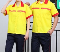 Tuta da Lavoro Estiva Antistatica ad Alta Visibilità in Nylon EN 1149-5, Uniforme di Sicurezza Hi-Vis per Stazioni di Servizio, Trasporto Carburante e Petrochimica