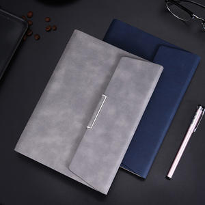 Carnet de notes promotionnel A5 en cuir rétro avec logo personnalisé et boucle, idéal pour les entreprises - Product Image 1