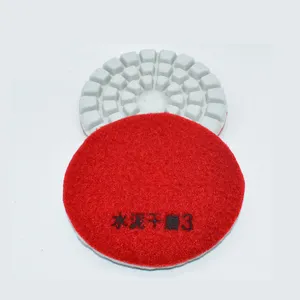 11 mm sol en béton sec plaque de meulage 12 tête meuleuse résine plaque de meulage de meulage résistant à l'usure plaque