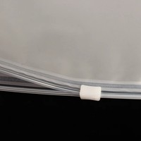 Sacs en plastique PE givrés imprimés par gravure avec logo personnalisé, résistants à l'humidité, avec fermeture éclair, pour le stockage de vêtements et de chaussures, recyclables