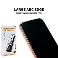 Protection d'écran en verre trempé 3D sans bordure, 9H super résistant, HD clair, anti-poussière, étanche, pour téléphone portable 13-18