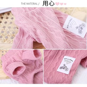 เสื้อกันหนาวสุนัขสีชมพูถักนิตติ้งสำหรับสุนัขพันธุ์เล็ก บิชอง ฟริเซ่ เท็ดดี้ ปอมเมอเรเนียน ดีไซน์น่ารัก สีพื้น เสื้อผ้าสัตว์เลี้ยง - Product Image 3