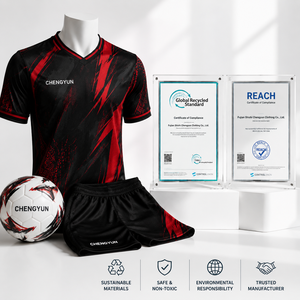 <span class=keywords><strong>Maillot</strong></span> <span class=keywords><strong>de</strong></span> football <span class=keywords><strong>personnalisé</strong></span> à rayures modernes avec sublimation à l'encre italienne pour les équipes d'entreprise - Product Image 6