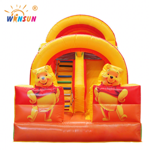 Scivolo Gonfiabile Personalizzato WINSUN a Tema <span class=keywords><strong>Winnie</strong></span> <span class=keywords><strong>the</strong></span> <span class=keywords><strong>Pooh</strong></span> per Uso Domestico, per Bambini e Adulti, Scivolo Asciutto e Acquatico - Product Image 1
