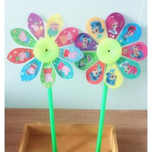 Molinos de viento de dibujos animados de un y dos yuanes, molinos de viento de nueve aspas, molinos de viento de dibujos animados, proveedores de juguetes para tiendas de un yuan. - Product Image 4