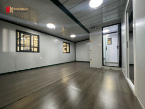 Maison conteneur pliable extensible de 40 pieds, deux chambres, préfabriquée, petite maison moderne, modèle d'origine du Shandong - Product Image 5