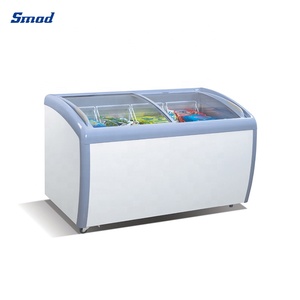 260/360/460l Curved Glass Door Ice <b>Freezer</b> Display <b>Freezers</b> Ddh-260x Display <b>Freezers</b> - Product Image 3