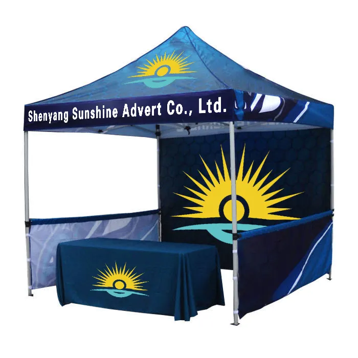 Sunshine cinese Outdoor Heavy Duty 3x3 10x10 tenda elasticizzata per gazebo da esterno bianca impermeabile per eventi fieristici