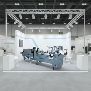 Machine à coller électrique automatique pliable Mini-500 pour l'emballage du bois et l'emballage de boîtes en ligne droite pour les petites entreprises - Product Image 2