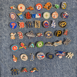 Broches en émail personnalisées en gros sur le thème du baseball, badges d'équipe de baseball - Product Image 2