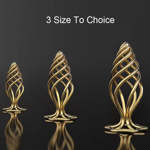 Bon prix de haute qualité creux spirale métal godemichet Anal jouets sexuels Anal globulaire produits pour adultes pour femmes et hommes Juguetes Sexuales - Product Image 5