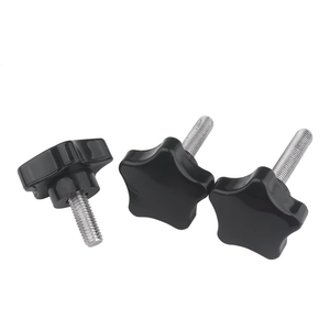 Mango de cinturón mecánico de cinco estrellas, diseño moderno de ciruela de estrella de acero inoxidable para armario, baño, uso de cocina de Hotel al aire libre - Product Image 3