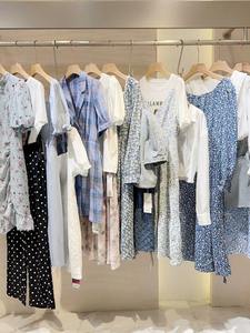 Nuovo abito estivo con stampa floreale a collo alto in vita stretto abbigliamento da donna in Stock - Product Image 3