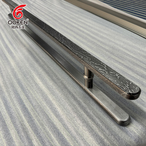 มือจับประตูบ้านโรงแรมทำจากทองเหลืองโบราณแบบคลาสสิกใช้มือจับประตูด้านหลังหรูหราสำหรับหอประชุมภายใน - Product Image 4