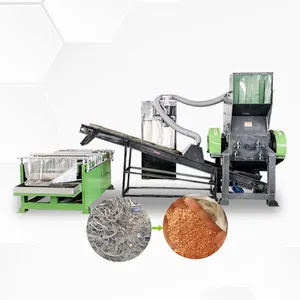 Best Selling Scrap Crusher Recycling Equipment Electric Wire Granulator With Separator Cable