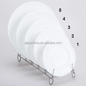 <span class=keywords><strong>Platos</strong></span> de Cristal Ecológicos al por Mayor, Forma Redonda, 6''/7''/8''/9''/10''/12'', Color Personalizado, <span class=keywords><strong>Platos</strong></span> Planos - Product Image 3