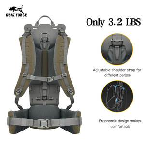 Mochila de Caza Gbaz Force, 3.2 Lbs, Ligera, Correa Ajustable, Diseño Ergonómico, Mochila de Senderismo para Exteriores, Unisex, Verde Ranger - Product Image 1