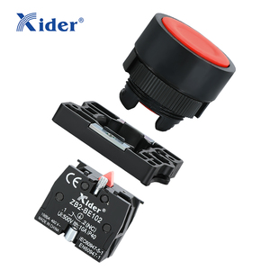 Control de circuitos eléctricos planos Xider de 22mm, interruptor de botón pulsador, retorno por resorte - Product Image 3