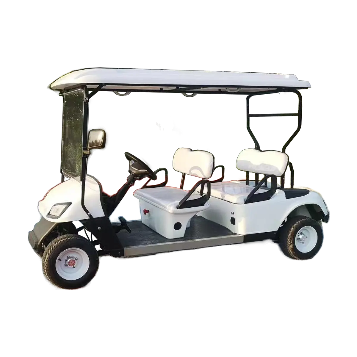 미니 골프 카트 전기 4 시트 전기 유틸리티 골프 카트 (전면 디스크 브레이크 포함)