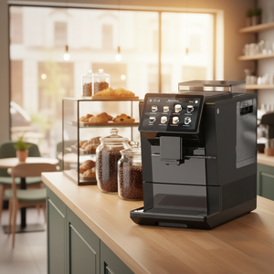 Cafetera Inteligente Totalmente Automática para Uso Doméstico, 1450W de Alta Potencia, Apagado Automático, Autolimpieza, Cafetera para Oficina/Tienda, Alta Potencia 1450W - Product Image 1