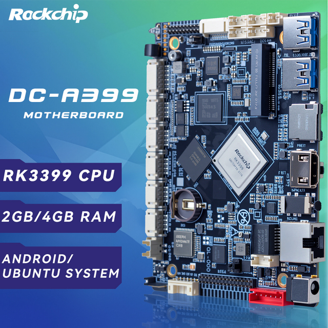 Embedded RK3399 Android DDR New Smart Board Vending Machine Digital Signage Board Sbc Rockchip Media Player Motherboards