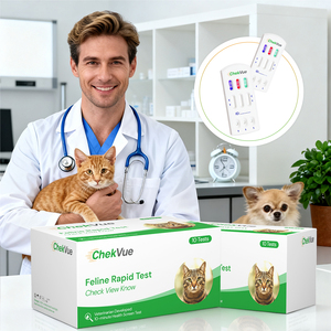 Tests rapides de diagnostic vétérinaire pour chats FHV FCV FPV, résultats en 5 à 10 minutes, certifiés CE/ISO - Product Image 3