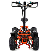 Scooter électrique tout-terrain pliable 4 roues motrices 4000W, 60V 31.2Ah, pour adultes