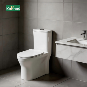 Inodoro de Alta Gama con Instalación en el Suelo, Cerámica Sanitaria Premium, Sistema de Descarga Silenciosa para Renovación de Casas de Lujo - Product Image 1