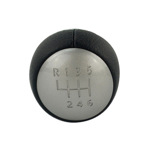PQY Manual Gear <b>Knob</b> 6-Speed Leather <b>Shift</b> Lever For Nissan Qashqai X-Trail MT 2006-2013 Ergonomic Design - Product Image 2