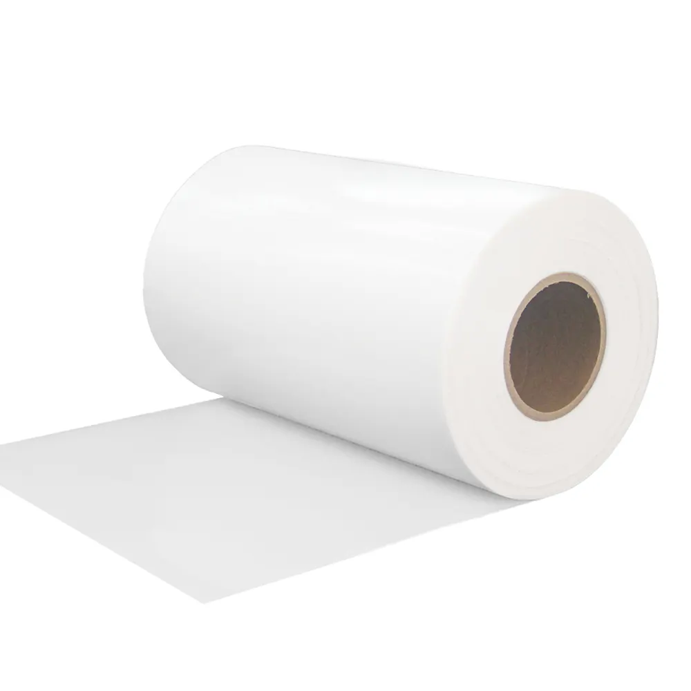 Film adhésif de colle chaude de fonte de polyester de film de PES de largeur de 50cm pour le tissu de stratification