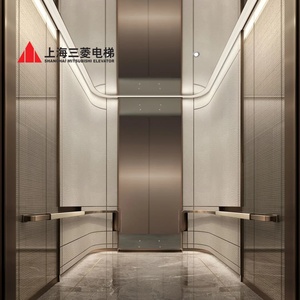 Ascenseur de villa de luxe Mitsubishi, nouveau design, prix d'usine, bonne qualité et prix, facile à installer, petit ascenseur pour la maison - Product Image 3