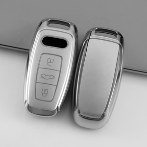 Housse de clé de voiture Quicksand TPU avec <span class=keywords><strong>porte</strong></span>-clés pour <span class=keywords><strong>Audi</strong></span> A1 A3 A4 Allroad A5 A6 Q3 Q5 Q7 R8 <span class=keywords><strong>RS</strong></span> RS7 S3 S4 S7 SQ5 TT protecteur de clé de voiture - Product Image 5