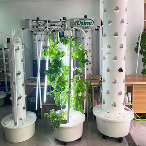 Nouveau produit Lyine 4P6 Kit de système de tour hydroponique pour 24 plantes Tour hydroponique pour jardin intérieur avec écran tactile - Product Image 3
