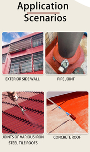 Pintura Ecológica para Techos <span class=keywords><strong>de</strong></span> Caucho Rojo, Resistente a los Rayos UV, para Techos Metálicos y Reparación <span class=keywords><strong>de</strong></span> Membranas <span class=keywords><strong>de</strong></span> Poliuretano - Product Image 3
