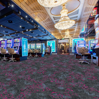 Tapis de casino de luxe personnalisé à vendre Tapis en nylon imprimé commercial coloré