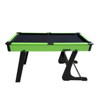 Mesa de Billar Plegable de MDF Premium Moderna de 50 Pulgadas al por Mayor, Mesa de Snooker para Juegos Deportivos de Interior, Mesa de Billar OEM con Palos de Billar