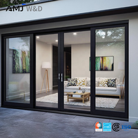 Puertas y Ventanas Corredizas de Patio Grandes, Modernas, de Alta Resistencia y Eficiencia Energética, con Vidrio Exterior, para el Hogar