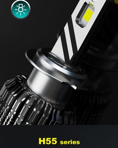 ไฟหน้ารถยนต์ LED ปี 2022 รุ่น H55 หลอดไฟ LED สำหรับรถยนต์ทั่วไป เลนส์ไฟหน้า LED 9004 - Product Image 6