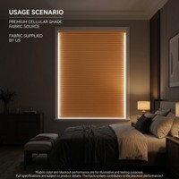 Tissu pour stores plissés alvéolés (type nid d'abeille) pour fenêtres, qualité supérieure, ODM OEM, catalogue personnalisé, vente en gros [Tissu uniquement]