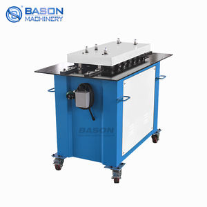 Nueva Máquina de Bloqueo de Motor Bason SA-12C de 1.5kW, Máquina Automática para Conductos Cuadrados, Máquina de Fabricación de Cuellos de Acero, Máquina de Conformado de Cuellos Pittsburgh para <span class=keywords><strong>HVAC</strong></span> - Product Image 1