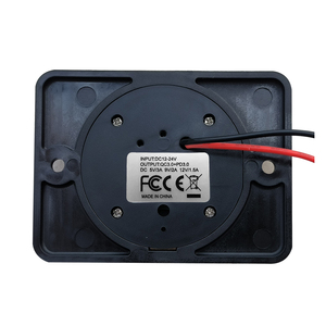 Acessórios para Ônibus: Carregador USB Retangular com Diodo LED Azul/Vermelho 24V para Assento de Ônibus (Tipo C) - Product Image 5