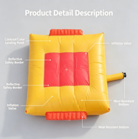 Coussin d'air gonflable de sauvetage en cas d'incendie pour grande hauteur, équipement de sécurité d'évacuation de 16 m, rapport GA631 2006