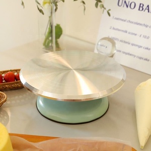 Base Giratoria Multifuncional para Decoración de Pasteles, Base Giratoria de Aluminio Antiadherente para Pasteles - Product Image 4